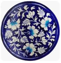 Jaipur Blue Pottery — Jaipur Blur Pottry Plate